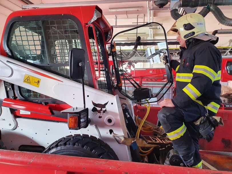 Tornadoes or Flash Floods - Bobcat Loaders Aid Firefighters